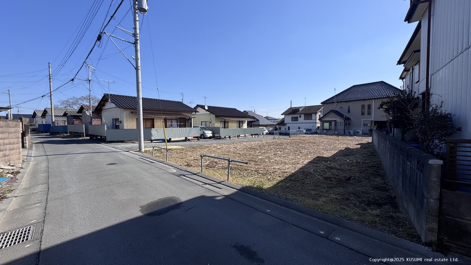 接面道路から撮影