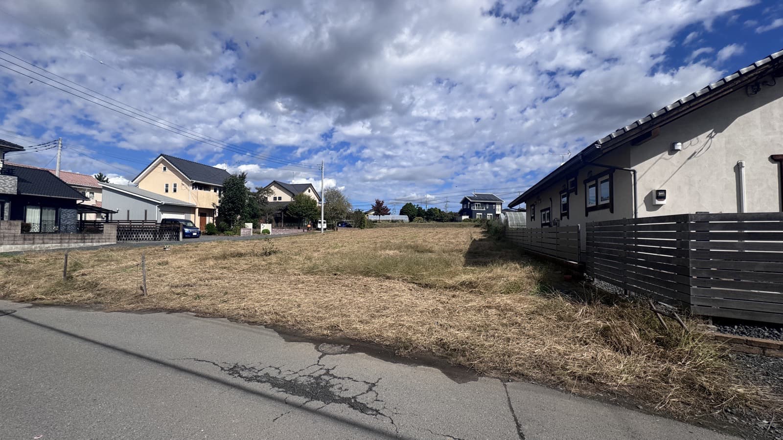 接面道路より撮影