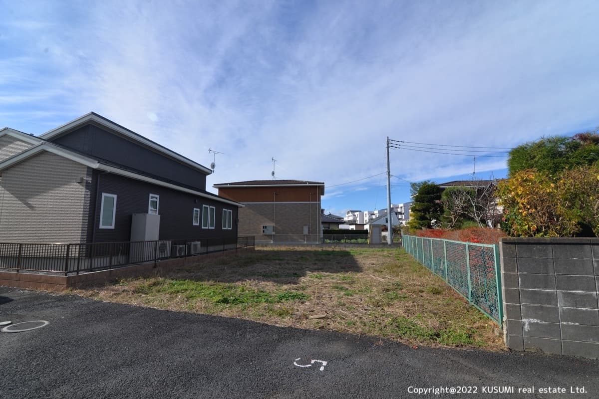 敷地(西側より)
